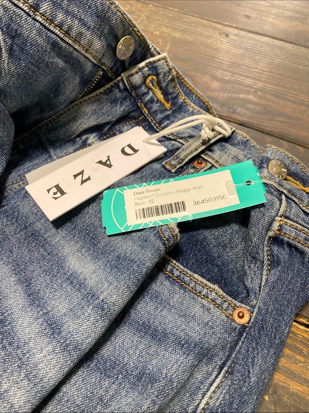Daze Denim Highland Extreme Baggy Jean - Size 31 - Picture 10 of 10